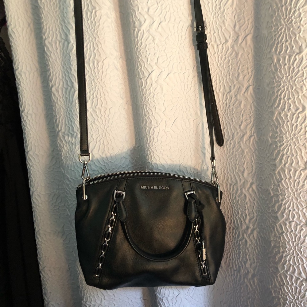 Michael Kors purse with adjustable long strap